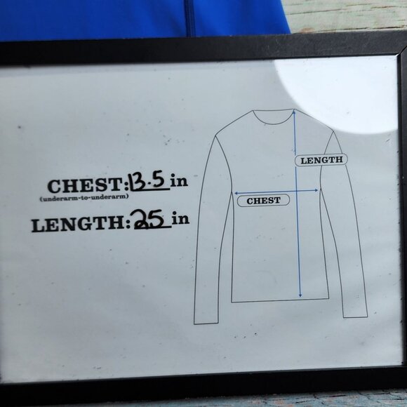 Lululemon Womens Small Blue Racerback Athletic Tank Top Built In Shelf Bra - Picture 6 of 6